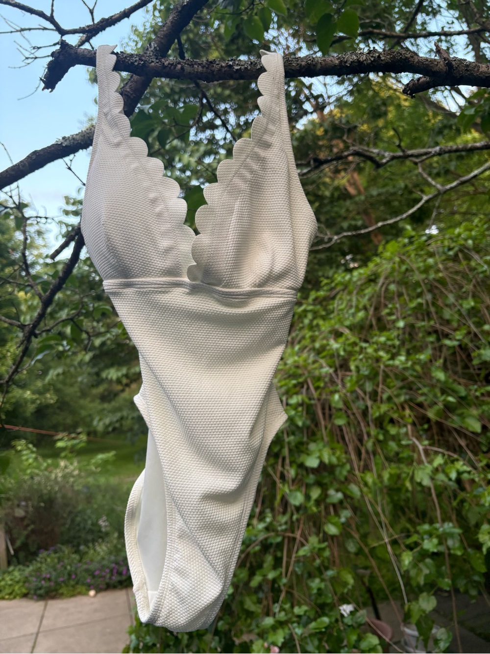 kate spade ivory one piece swimsuit nwt XS - Picture 8 of 8